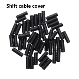 50PCS Black Plastic Bike Brake/Shift Cable Caps MTB Bicycle Brake Outer Cable End Caps Tips Cycling Parts Replacement Accessory