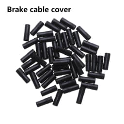 50PCS Black Plastic Bike Brake/Shift Cable Caps MTB Bicycle Brake Outer Cable End Caps Tips Cycling Parts Replacement Accessory
