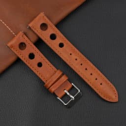 Leather Hand-Stitching Solid Color Watchband 18mm 20mm 22mm 24mm Breathable Hole Strap for Watch Watchbands Strap