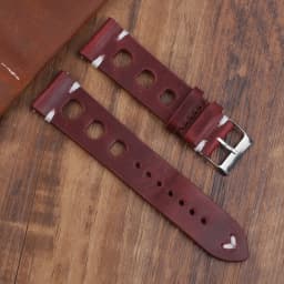 Leather Hand-Stitching Solid Color Watchband 18mm 20mm 22mm 24mm Breathable Hole Strap for Watch Watchbands Strap