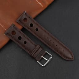 Leather Hand-Stitching Solid Color Watchband 18mm 20mm 22mm 24mm Breathable Hole Strap for Watch Watchbands Strap
