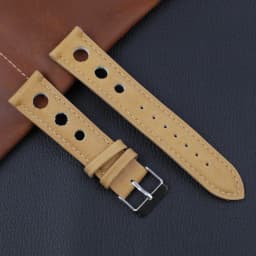 Leather Hand-Stitching Solid Color Watchband 18mm 20mm 22mm 24mm Breathable Hole Strap for Watch Watchbands Strap