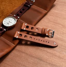 Leather Hand-Stitching Solid Color Watchband 18mm 20mm 22mm 24mm Breathable Hole Strap for Watch Watchbands Strap