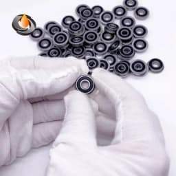 10Pcs F695 2RS Bearing 5x13x4mm F695 Bearing Flanged Bushing 695 Bearing ABEC-7 Miniature Ball Bearings For Voron