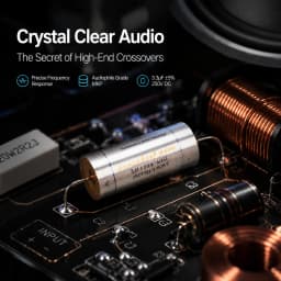 HIFIDIY LIVE Silver MKP Capacitor Non-Polar Frequency Divider Capacitor AUDIO Nourishments 1.0uf 2.2uf 3.3uf 4.7uf 5.6uf 6.8uf
