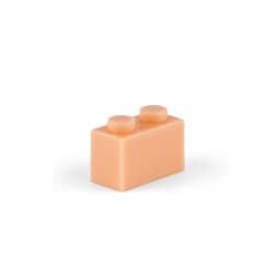 100pcs DIY Building Blocks Thick Figures Bricks 1x2 Dot Educational Creative Size Compatible With 3004 Plastic Toys for Children