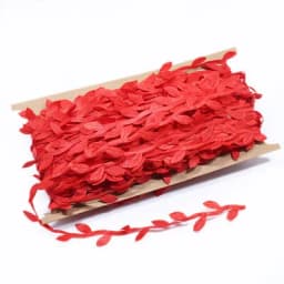10yards Silk Leaf-Shaped Handmake Artificial Green Leaves for Wedding Decoration DIY Wreath Gift Scrapbooking Craft Fake Flower