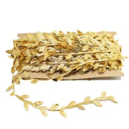 10yards Silk Leaf-Shaped Handmake Artificial Green Leaves for Wedding Decoration DIY Wreath Gift Scrapbooking Craft Fake Flower