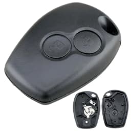 2 Buttons Car Auto Key Fob Case Shell Replacement Remote Cover with VA2 Blade Fit for Renault Clio 3 Twingo Dacia Kangoo