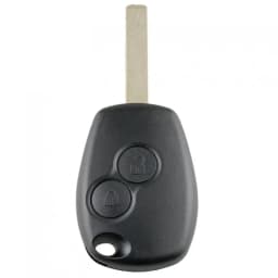 2 Buttons Car Auto Key Fob Case Shell Replacement Remote Cover with VA2 Blade Fit for Renault Clio 3 Twingo Dacia Kangoo