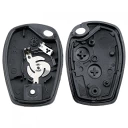 2 Buttons Car Auto Key Fob Case Shell Replacement Remote Cover with VA2 Blade Fit for Renault Clio 3 Twingo Dacia Kangoo