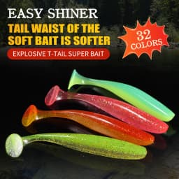 2020 NEW Supercontinent Soft Lures   Baits Fishing Lure Leurre Shad Double Color Silicone Bait T Tail