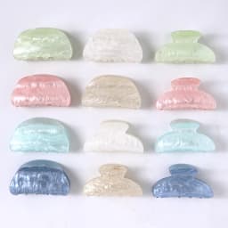 1PC Boutique Hair Clip Marble stripes Acrylic Hairpins Women Hair Crab Hair Claws Women Make UP Washing Tool Hair Accessories