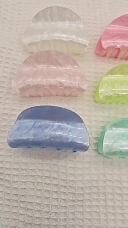 1PC Boutique Hair Clip Marble stripes Acrylic Hairpins Women Hair Crab Hair Claws Women Make UP Washing Tool Hair Accessories