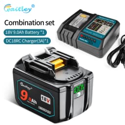 Waitley 18V Battery For Makita Power Tools Replacement Accessories BL1860 BL1850 / Li-ion Rechargeable batteries Pack