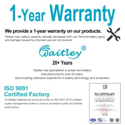 Waitley 18V Battery For Makita Power Tools Replacement Accessories BL1860 BL1850 / Li-ion Rechargeable batteries Pack