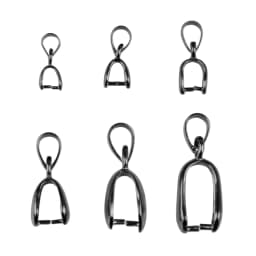 10pcs/Lot Pendant Clip Clasp Melon Seeds Buckle Pendant Connector Copper Charm Bail Beads Jewelry Findings DIY Jewelry Component