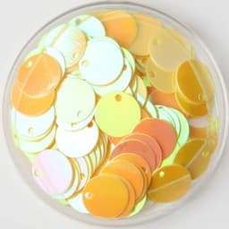 Sequin 10mm 15mm 20mm 25mm 30mm PVC Flat Round Loose Sequins Paillettes Sewing Wedding Craft Accessories with 1 Side Hole 10g