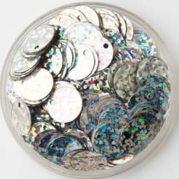 Sequin 10mm 15mm 20mm 25mm 30mm PVC Flat Round Loose Sequins Paillettes Sewing Wedding Craft Accessories with 1 Side Hole 10g