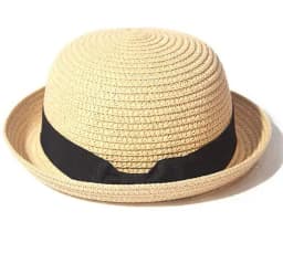 COKK Panama Hat Simple Summer Beach Hat Female Casual Lady Women Flat Brim Bowknot Straw Cap Girls Sun Hat Chapeu Feminino