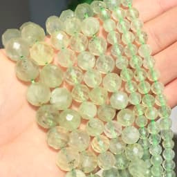 Natural Grey Labradorite Beads Faceted Loose Stone Beads For DIY Making Bracelet Necklace Jewelry Accessories 7.5'' 6mm/8mm