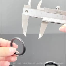 O-ring Thickness 1.5/2.4/4.6mm Cross Section CS NBR Nitrile Rubber Sealing Gasket Rubber Washer Ring Wholesale In Specifications