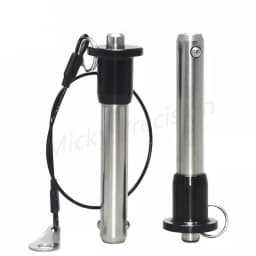 Stock Ball Lock Pin Line Array Speaker Pin Stainless Steel Quick Release Pin with Wire Diameter 45/6/8/10/12/16/20 Length 10-120