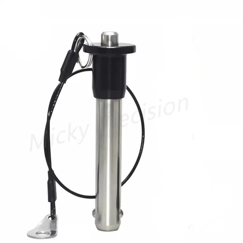 Stock Ball Lock Pin Line Array Speaker Pin Stainless Steel Quick Release Pin with Wire Diameter 45/6/8/10/12/16/20 Length 10-120