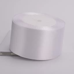 Hot Sale (25yards/roll)6mm-75mm White Silk Satin Ribbons Wedding Decorative Ribbon Gift Wrapping DIY Handmade Materials 9 Size