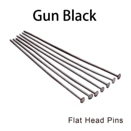 100-200Pcs/Lot 10-70mm Heads Eye Flat Head Pin Gold Plated Ball Head Pins for Jewelry Findings Making Accessories Supplies