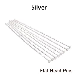 100-200Pcs/Lot 10-70mm Heads Eye Flat Head Pin Gold Plated Ball Head Pins for Jewelry Findings Making Accessories Supplies