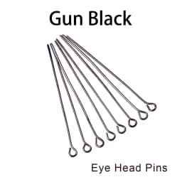 100-200Pcs/Lot 10-70mm Heads Eye Flat Head Pin Gold Plated Ball Head Pins for Jewelry Findings Making Accessories Supplies