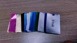 10Pcs/Lot Rfid NFC Blocking Anti Scan ID Case Protection Credit Bank Card Holder Aluminium