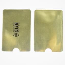 10Pcs/Lot Rfid NFC Blocking Anti Scan ID Case Protection Credit Bank Card Holder Aluminium