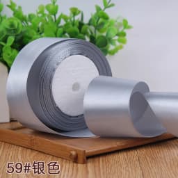 25Yards Silk Stain Ribbon Single Ribbon Wedding Party Decoration Christmas Flower Gifts DIY Gift Packing 6/10/15/20/25/40/50mm