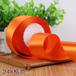 25Yards Silk Stain Ribbon Single Ribbon Wedding Party Decoration Christmas Flower Gifts DIY Gift Packing 6/10/15/20/25/40/50mm