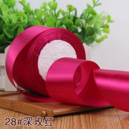 25Yards Silk Stain Ribbon Single Ribbon Wedding Party Decoration Christmas Flower Gifts DIY Gift Packing 6/10/15/20/25/40/50mm