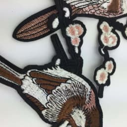 Bird Embroidered Patches Iron on Sewing Parches for Clothes Applique Embroidery DIY Supplies Crafts Sticker 1Pair FSD06