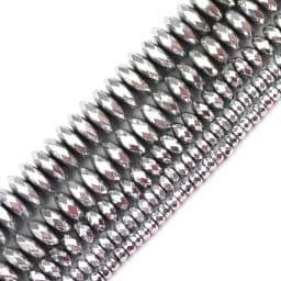 JHNBY Faceted Flat Round Hematite Ball 3/4/6/8/10mm Natural Stone Ore Gold Colors Loose Beads For Jewelry Bracelets Making DIY