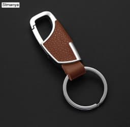 Fashion Leather key Chain New Men Women Metal Waist Hanging KeyChain Best Gift Key Ring jewelry