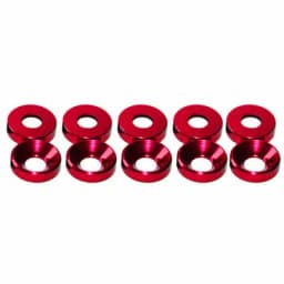 20pcs M2 M3 M4 M5 M6 Aluminum Colourful Anodized Countersunk Head Bolt Washers Gasket Red/Grey/deep Blue/Black/purple