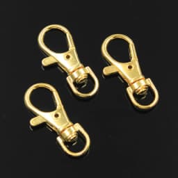 10pcs Wholesale Silver Color Rhodium Lobster Clasp Clips Key Hook Keychain Split Key Ring Findings Clasps DIY Keychains Making