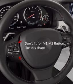 For BMW M5 F10 Accessories M3 F80 F83 M4 M6 X5M X6M F82 F15 F16 Steering Wheel M1 M2 Switch Engine Button