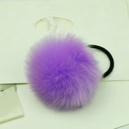 1PC Sweet girls Cute Little Girls' Pompom Hair Ties Double Pom Pom Elastic Band Hair Ropes Hair Accessories