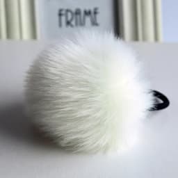1PC Sweet girls Cute Little Girls' Pompom Hair Ties Double Pom Pom Elastic Band Hair Ropes Hair Accessories