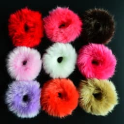 1PC Sweet girls Cute Little Girls' Pompom Hair Ties Double Pom Pom Elastic Band Hair Ropes Hair Accessories