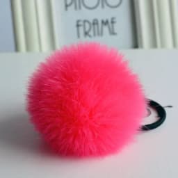 1PC Sweet girls Cute Little Girls' Pompom Hair Ties Double Pom Pom Elastic Band Hair Ropes Hair Accessories