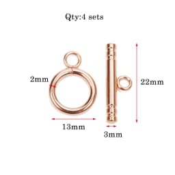4set/lot 3 Style High Quality Stainless Steel OT Clasps Connectors for DIY Bracelet Necklace Jewelry Findings Making Accessories