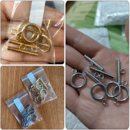 4set/lot 3 Style High Quality Stainless Steel OT Clasps Connectors for DIY Bracelet Necklace Jewelry Findings Making Accessories