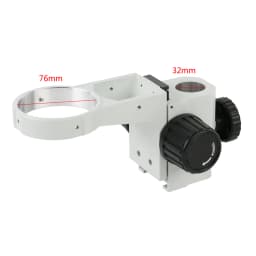 76mm Diameter Microscope Head Holder Stereo Zoom Microscope Stand Bracket Adjustable Trinocular Binocular Microscope Focus Arms